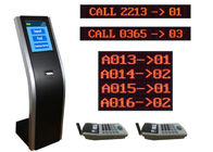Touch screen a infrarossi da 17 pollici Chiosco che chiama il sistema di gestione delle code della macchina per l'erogatore di biglietti