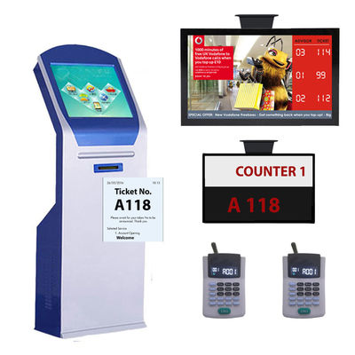 Sistema di gestione automatico della coda della contro esposizione LCD della garanzia da 1 anno